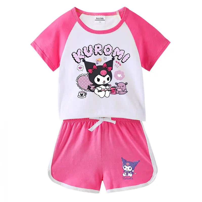 2023 Kids Summer T-Shirt Red White Kurayomi Design - Image 9