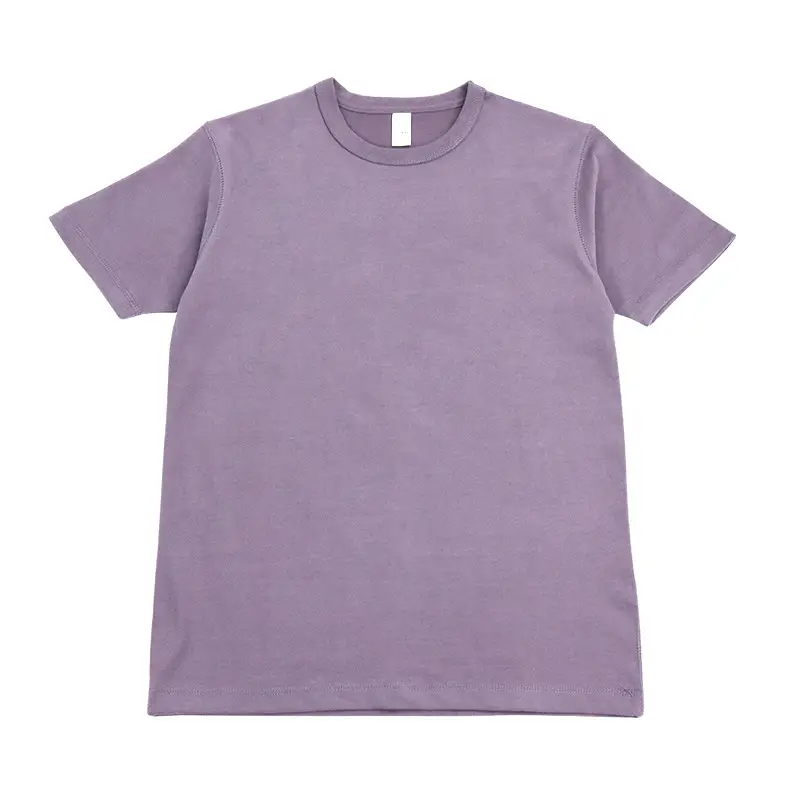300g Xinjiang Cotton Grey T-Shirt Short Sleeve - Image 4