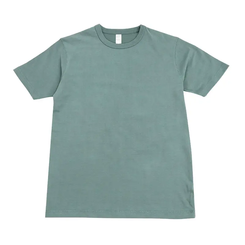 300g Xinjiang Cotton Grey T-Shirt Short Sleeve - Image 6