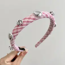 Korean Style Knotted Hair Hoop with Wide Rim Satin Top — feature 16