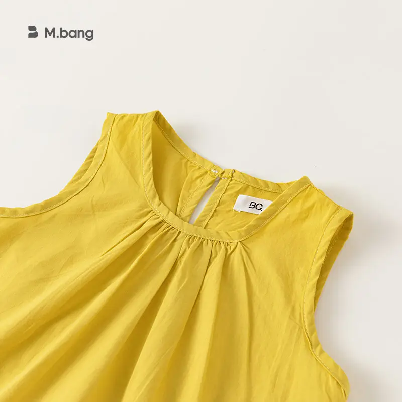 Girls Sleeveless Top Yellow Mbang - Image 6