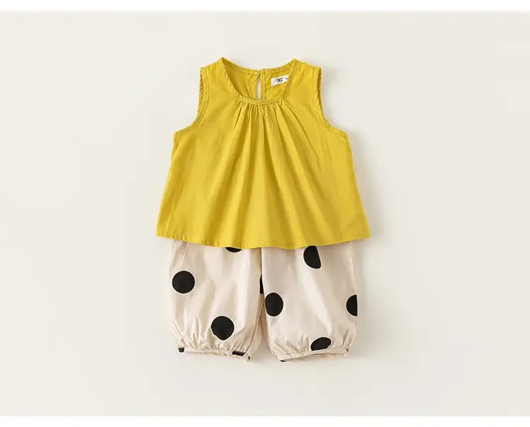 Girls Sleeveless Top Yellow Mbang — feature 10