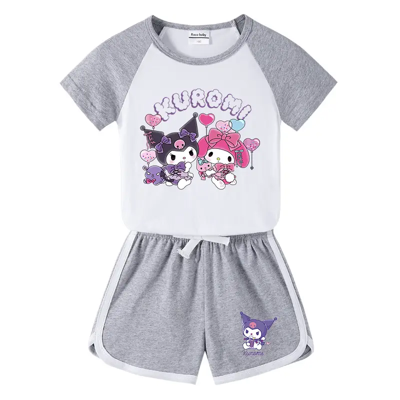 2023 Kids Purple Owl Shorts Set - Image 7