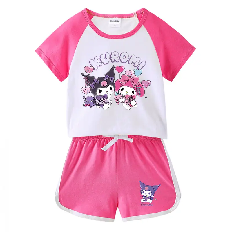 2023 Kids Purple Owl Shorts Set - Image 9