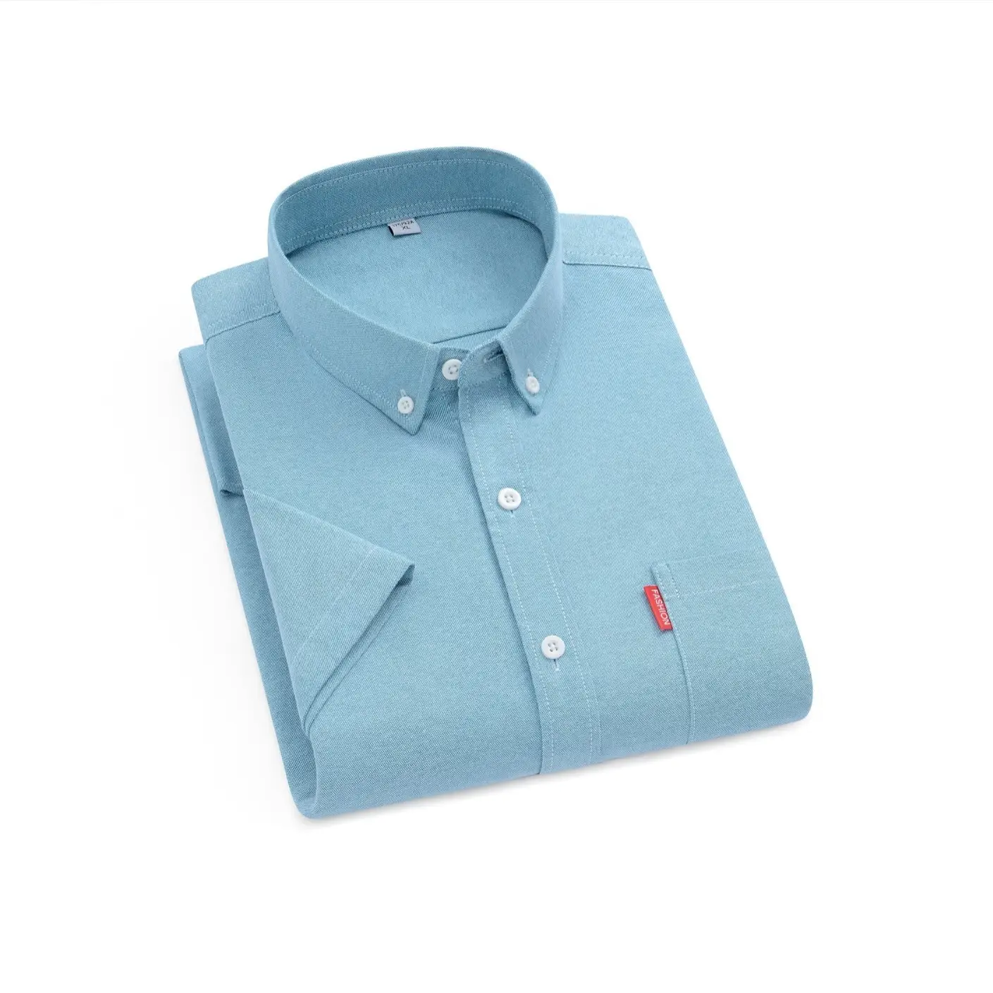Men's Light Blue Oxford Shirt 2025 All Cotton Oxford Spinning - Image 26