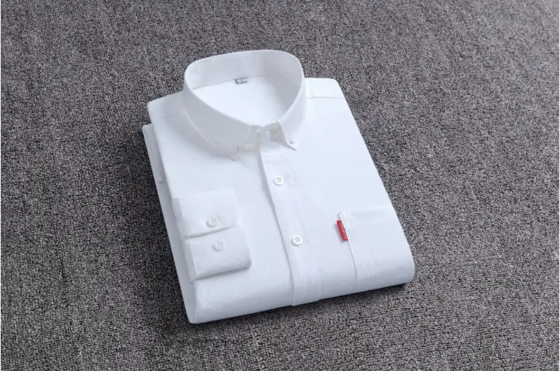 Men's Light Blue Oxford Shirt 2025 All Cotton Oxford Spinning - Image 22