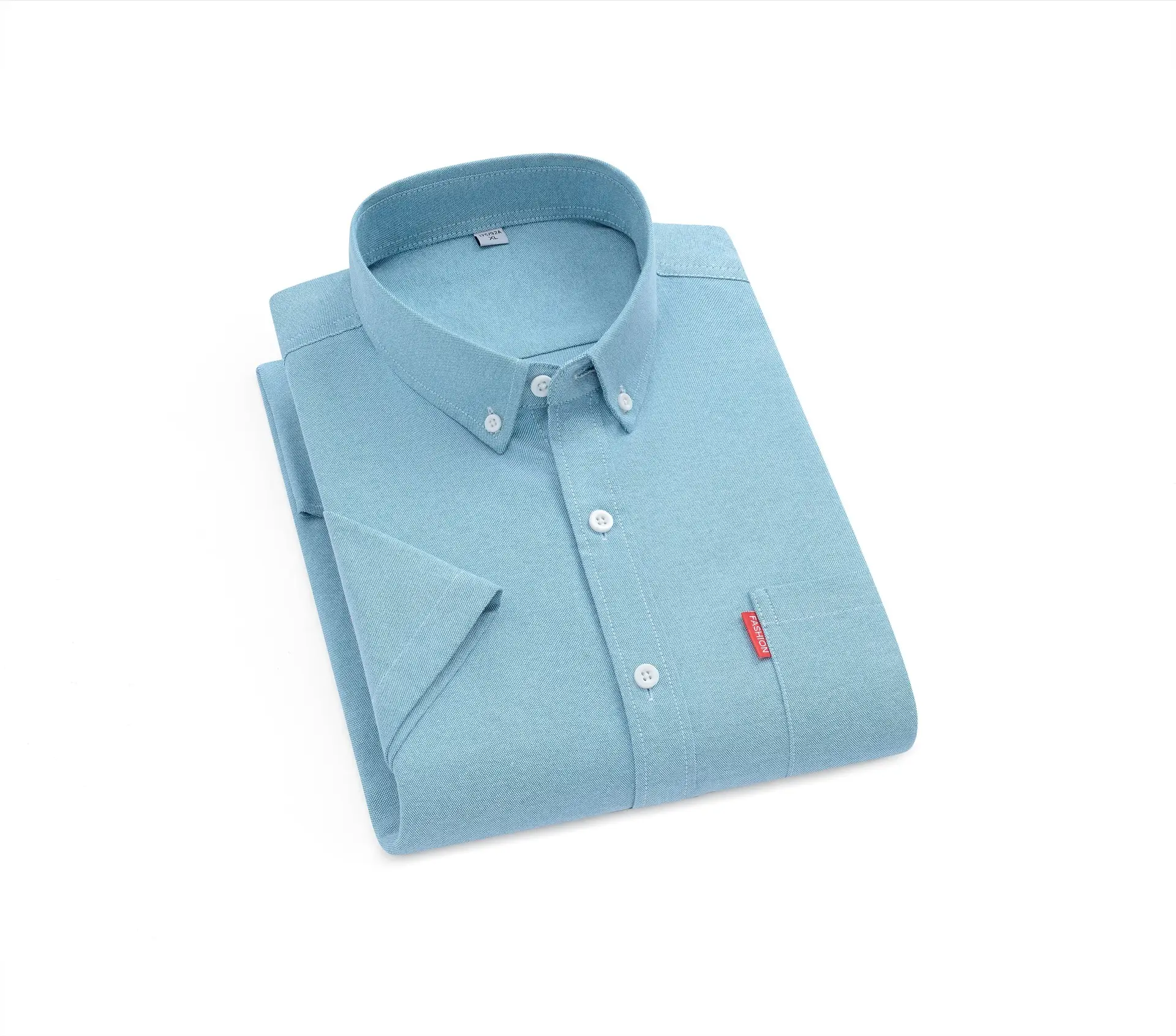 Men's Light Blue Oxford Shirt 2025 All Cotton Oxford Spinning - Image 4
