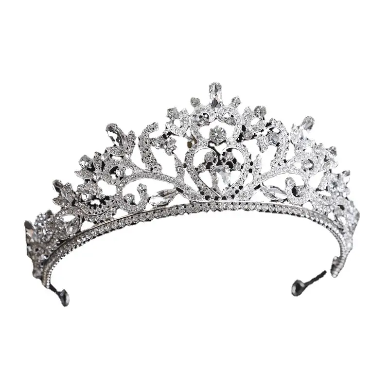 Luxury Bridal Crown with Rhinestones for Women - Image 5