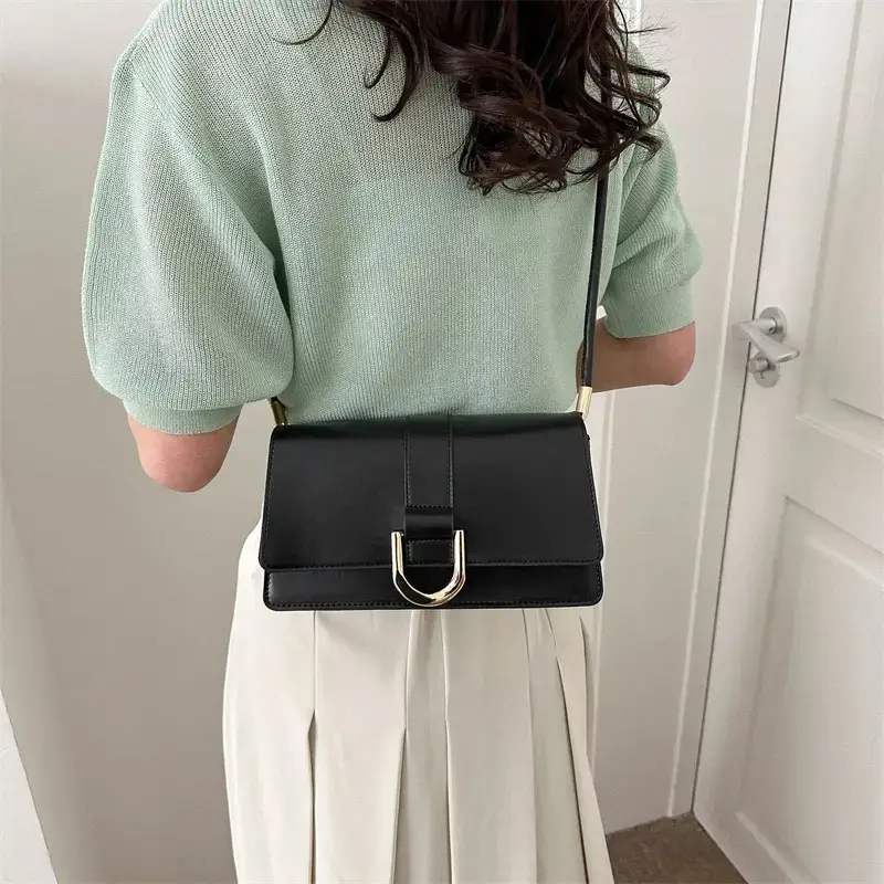 Women's 1-Shoulder Underarm Bag White Satchel Style