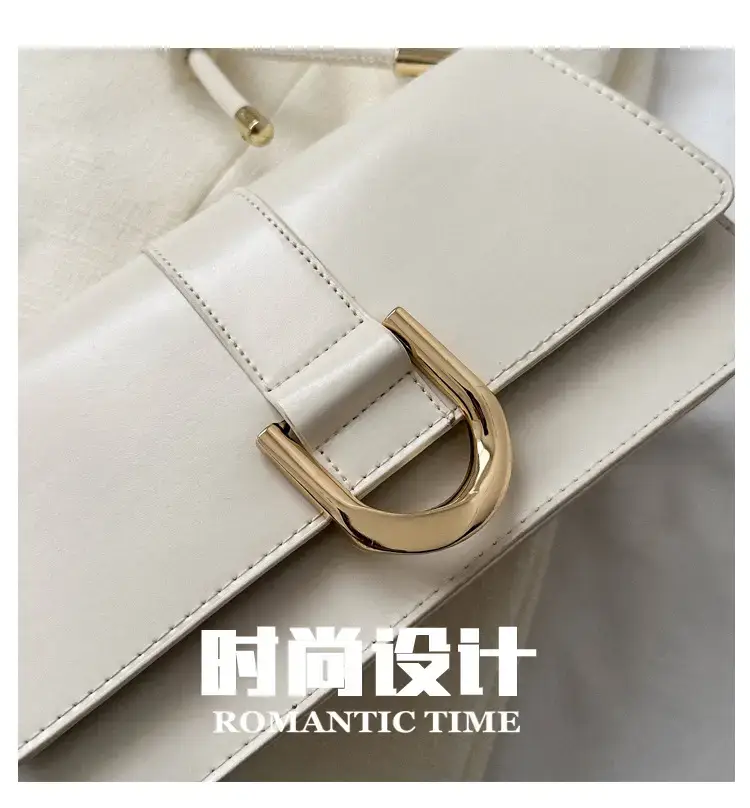 Women's 1-Shoulder Underarm Bag White Satchel Style — feature 1