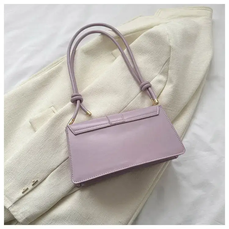 Women's 1-Shoulder Underarm Bag White Satchel Style — feature 10