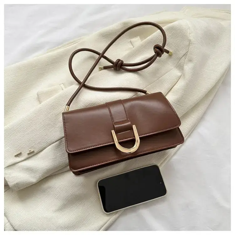 Women's 1-Shoulder Underarm Bag White Satchel Style — feature 13
