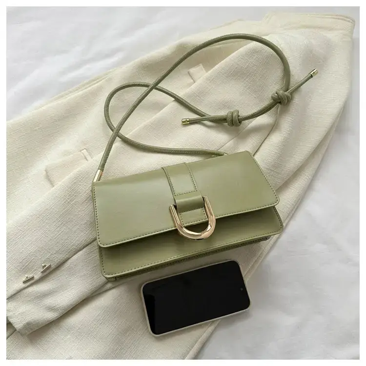 Women's 1-Shoulder Underarm Bag White Satchel Style — feature 17
