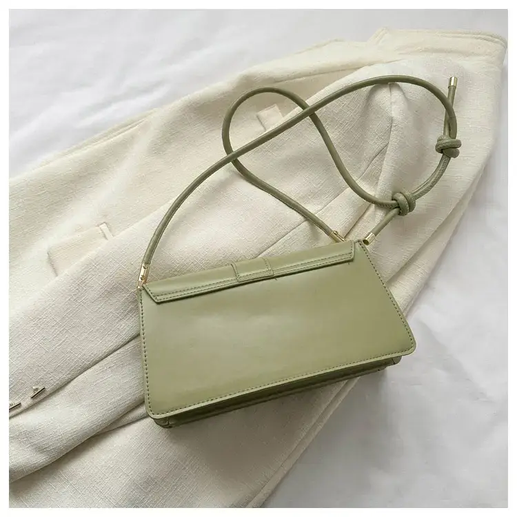 Women's 1-Shoulder Underarm Bag White Satchel Style — feature 18
