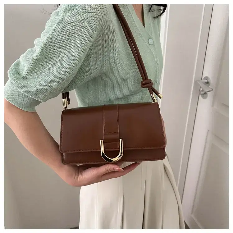 Women's 1-Shoulder Underarm Bag White Satchel Style — feature 22
