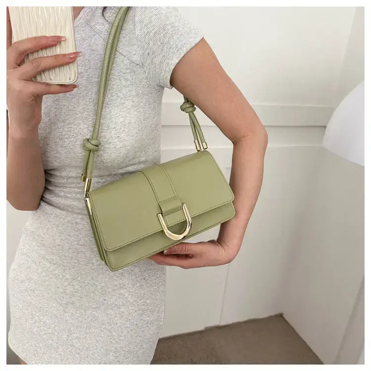 Women's 1-Shoulder Underarm Bag White Satchel Style — feature 26