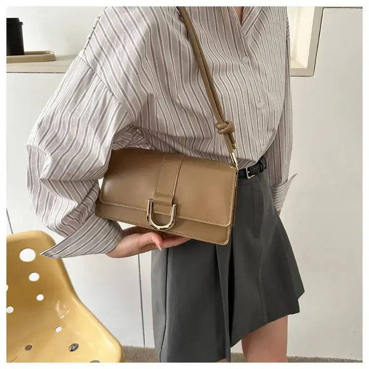 Women's 1-Shoulder Underarm Bag White Satchel Style — feature 27