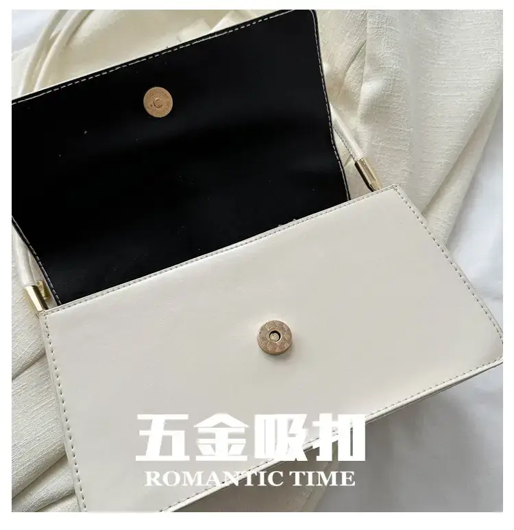 Women's 1-Shoulder Underarm Bag White Satchel Style — feature 3