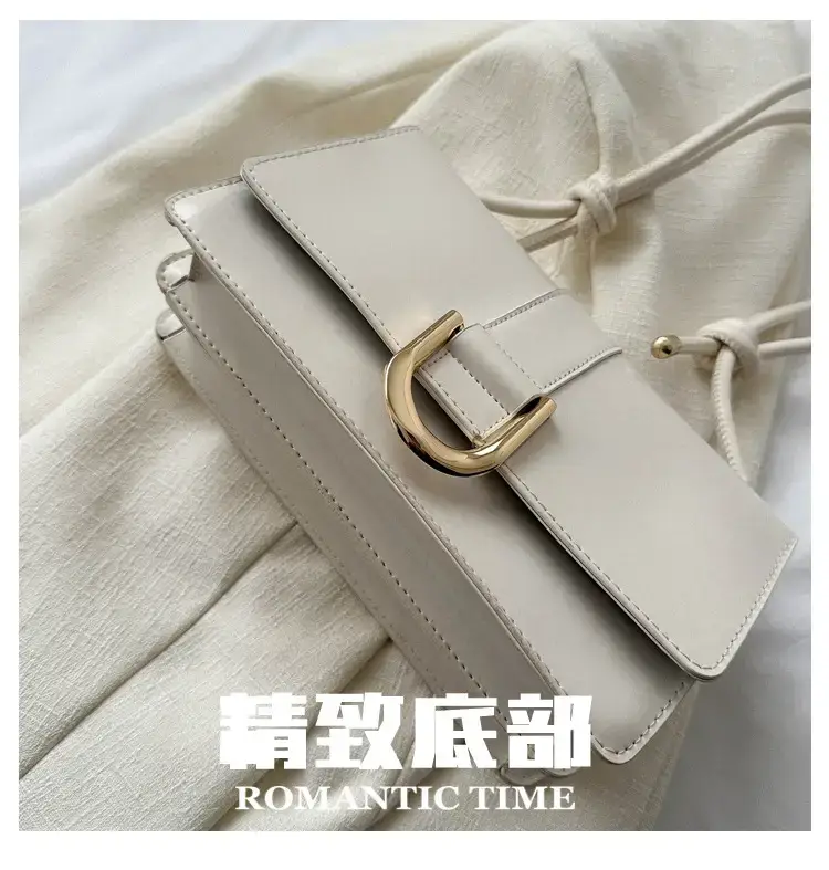 Women's 1-Shoulder Underarm Bag White Satchel Style — feature 4