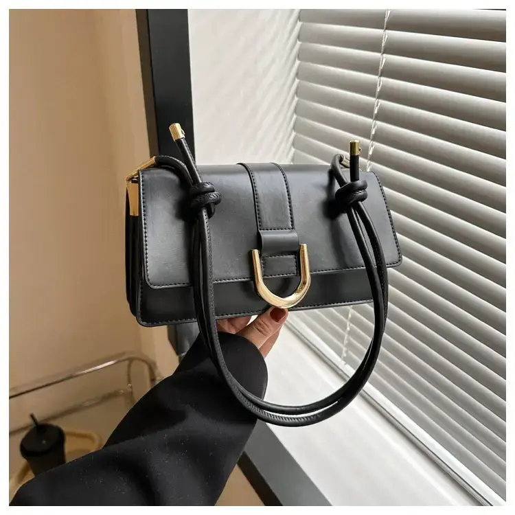 Women's 1-Shoulder Underarm Bag White Satchel Style