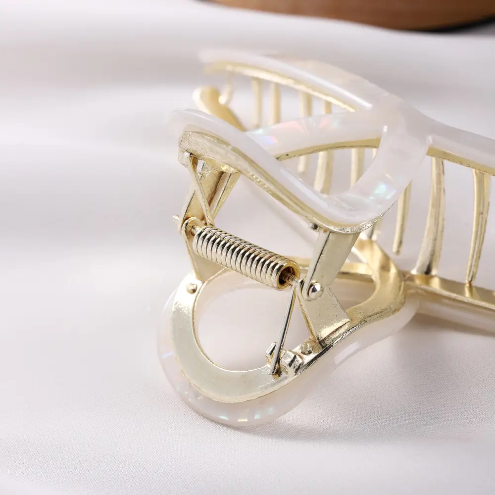 Korean Acetic Acid Hair Clip Bow Light Luxury