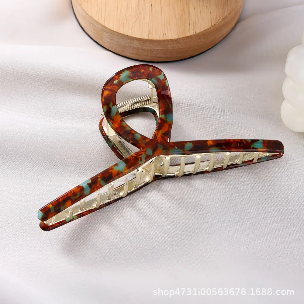 Korean Acetic Acid Hair Clip Bow Light Luxury
