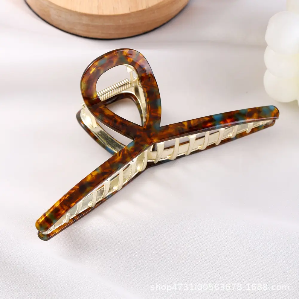 Korean Acetic Acid Hair Clip Bow Light Luxury