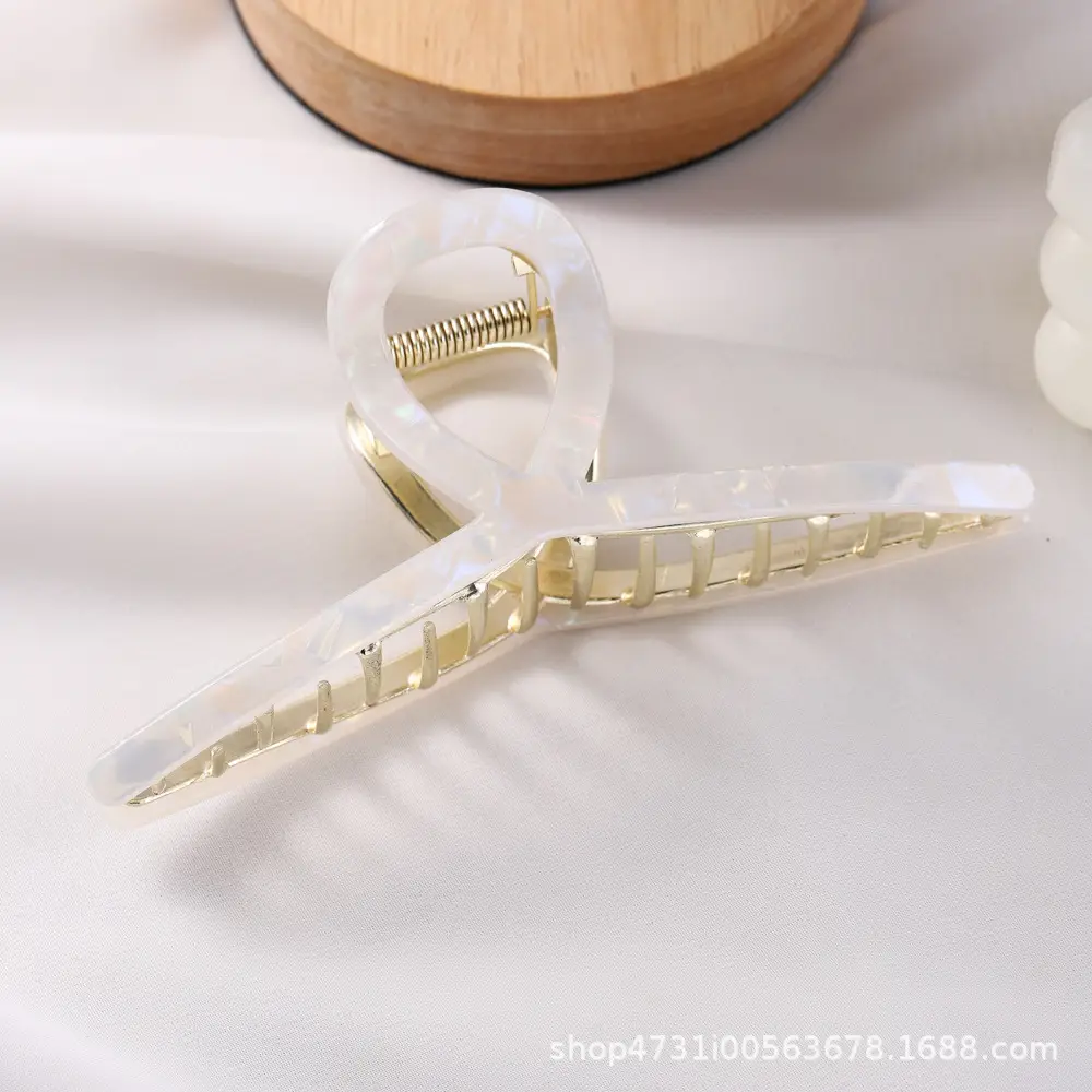 Korean Acetic Acid Hair Clip Bow Light Luxury
