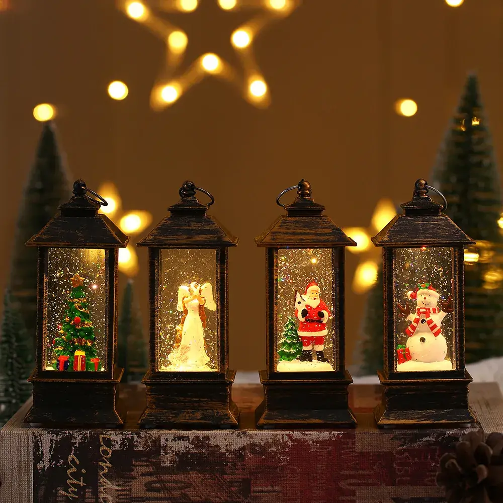 Christmas Wind Lamp Telephone Hall Decorative Lantern - Image 12