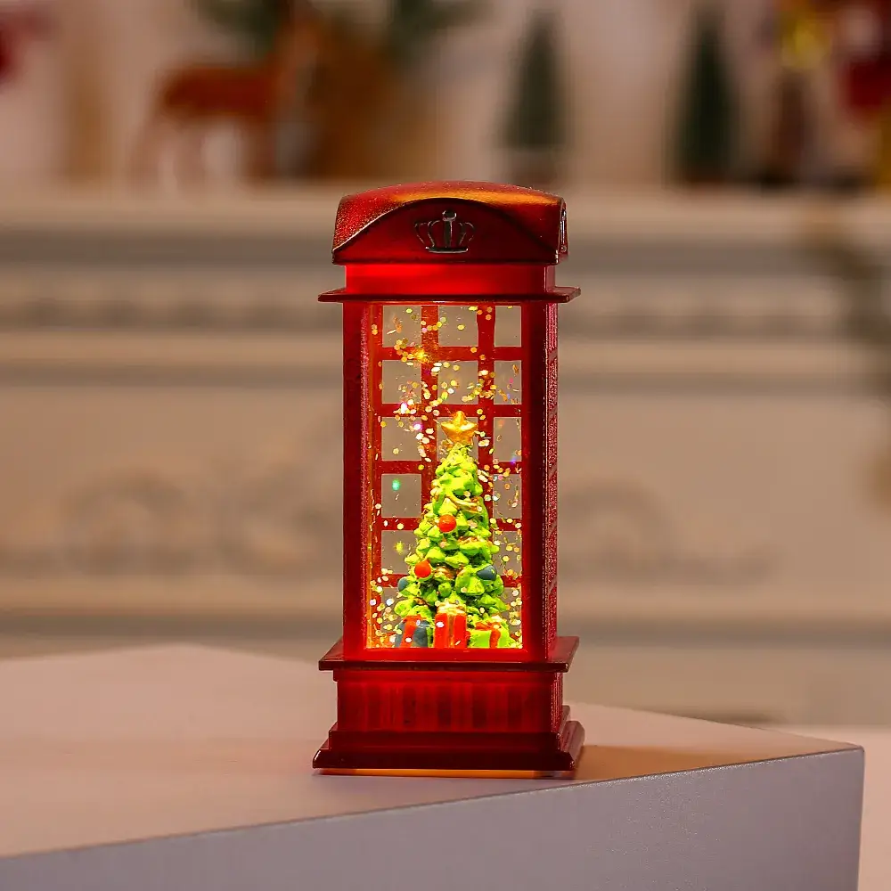 Christmas Wind Lamp Telephone Hall Decorative Lantern - Image 3