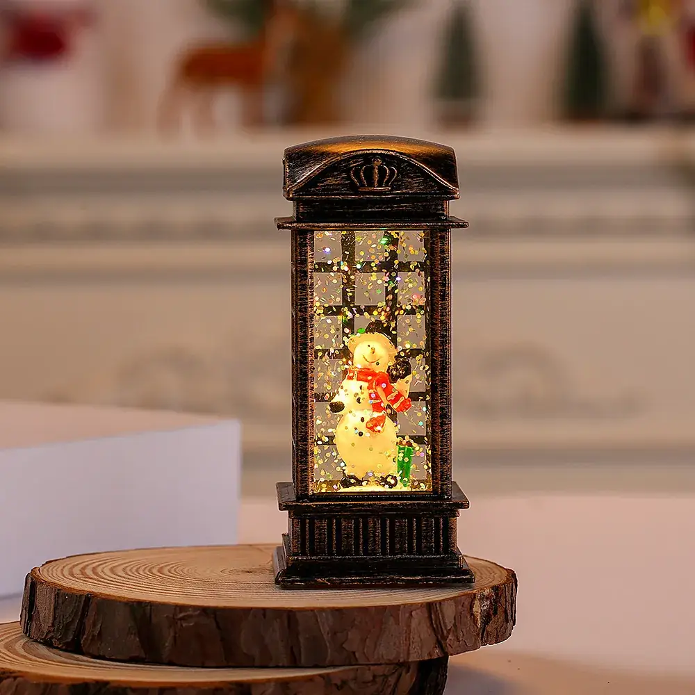 Christmas Wind Lamp Telephone Hall Decorative Lantern - Image 4