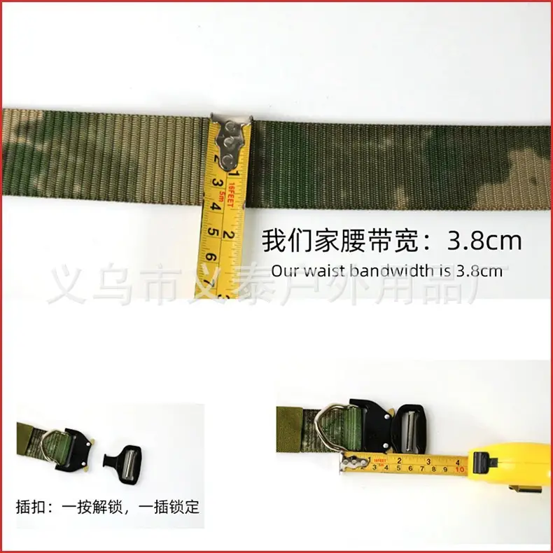 Tactical Buckle Tactical Waistband Belt for Men — feature 16