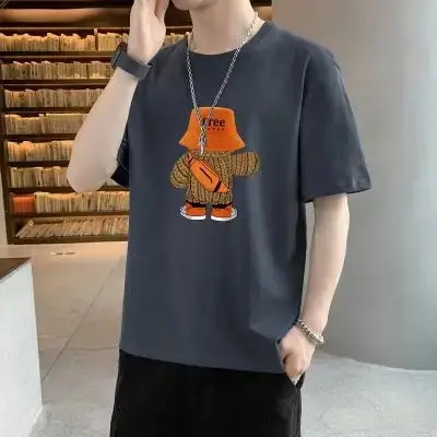 Men's Blue N Logo Short Sleeve T-Shirt - Image 12