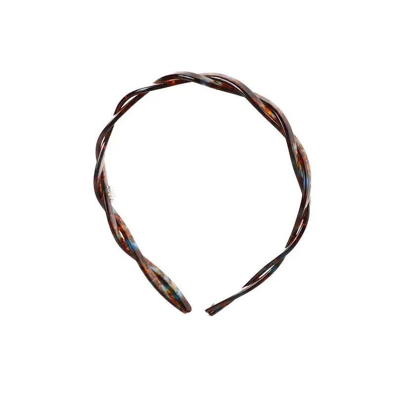 Acetate Cross Braided Headband for Women Summer - Image 9