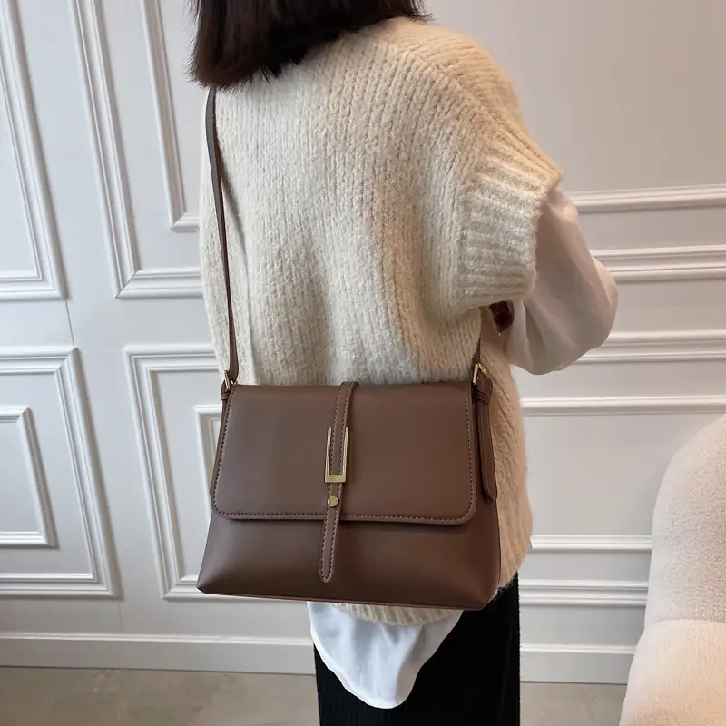 Black Leather Crossbody Bag for Women 2023 - Image 6