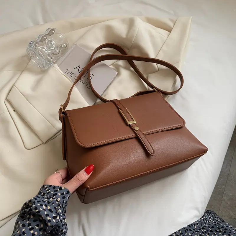 Black Leather Crossbody Bag for Women 2023 - Image 4