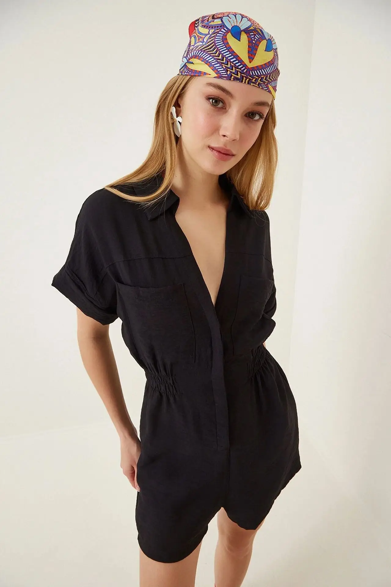 Black Cross-Border Workwear Jumpsuit for Women 2025 - Image 7