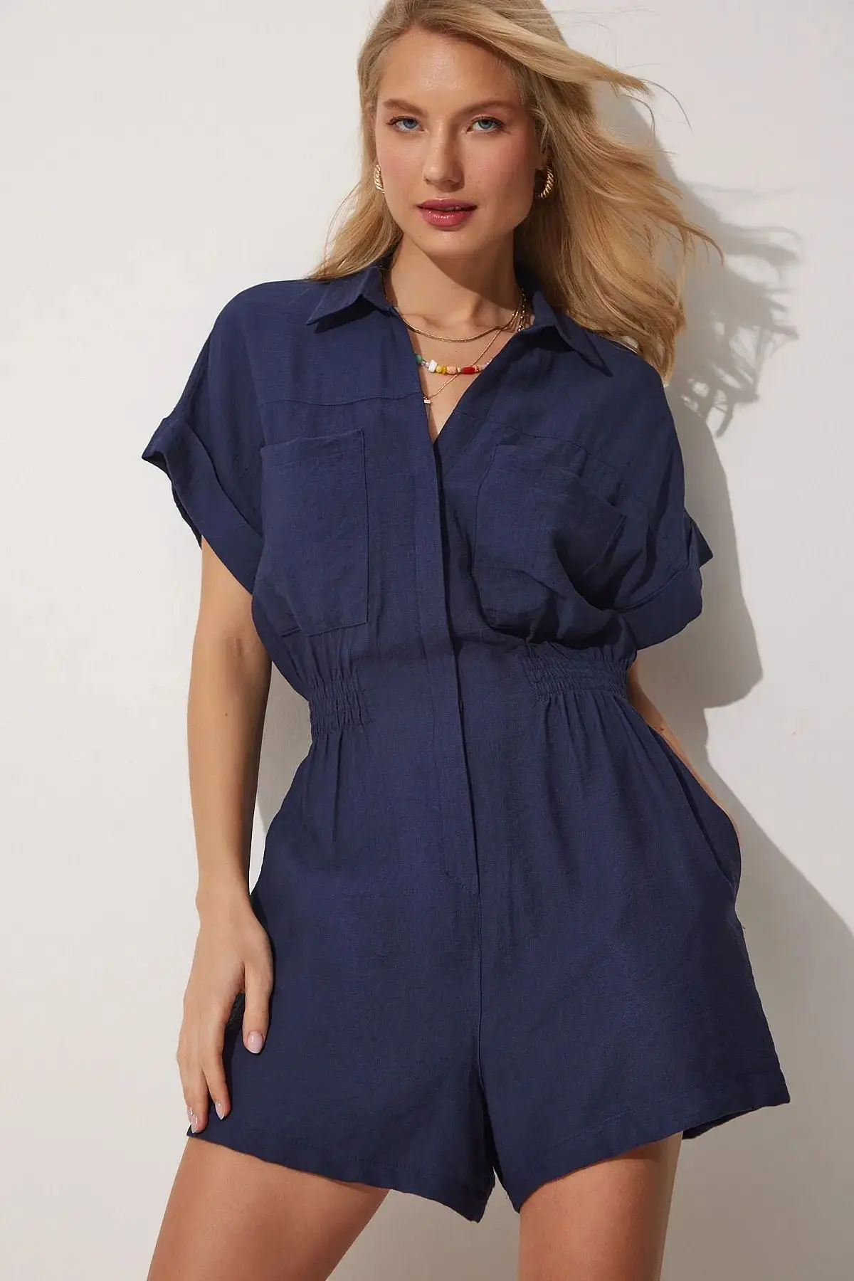 Black Cross-Border Workwear Jumpsuit for Women 2025 - Image 2