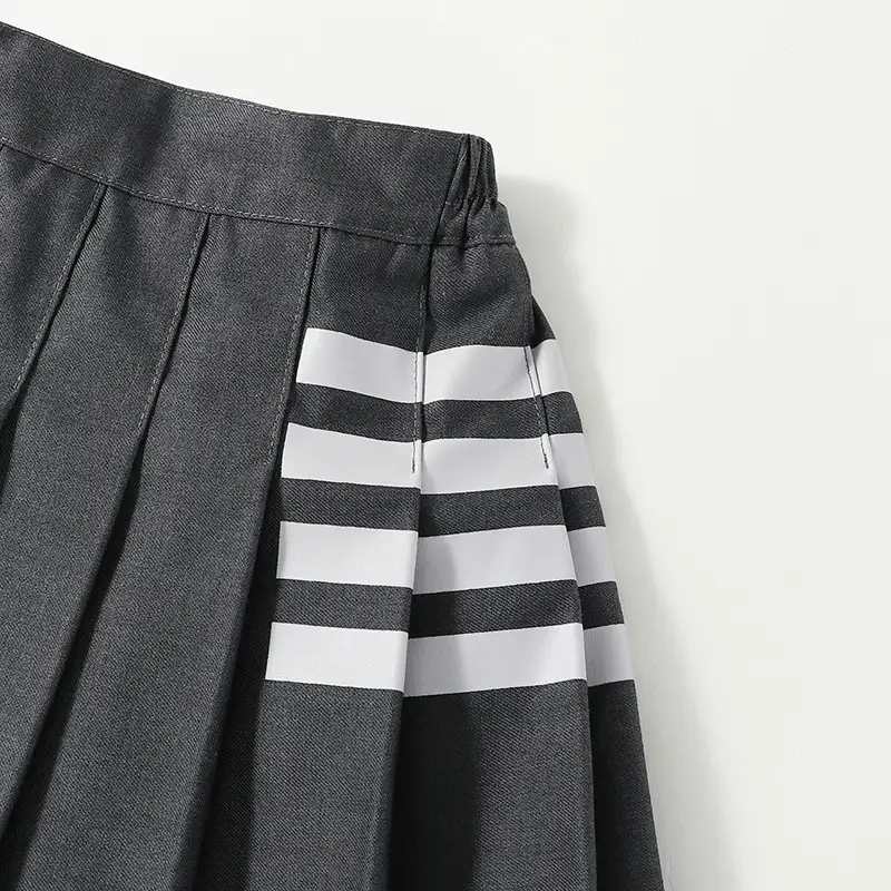 Girls Pleated High Waist Skirt Spring Autumn College Style - Image 5