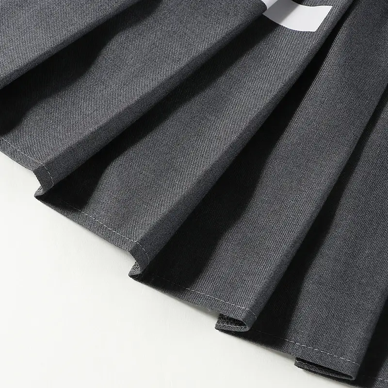 Girls Pleated High Waist Skirt Spring Autumn College Style - Image 6