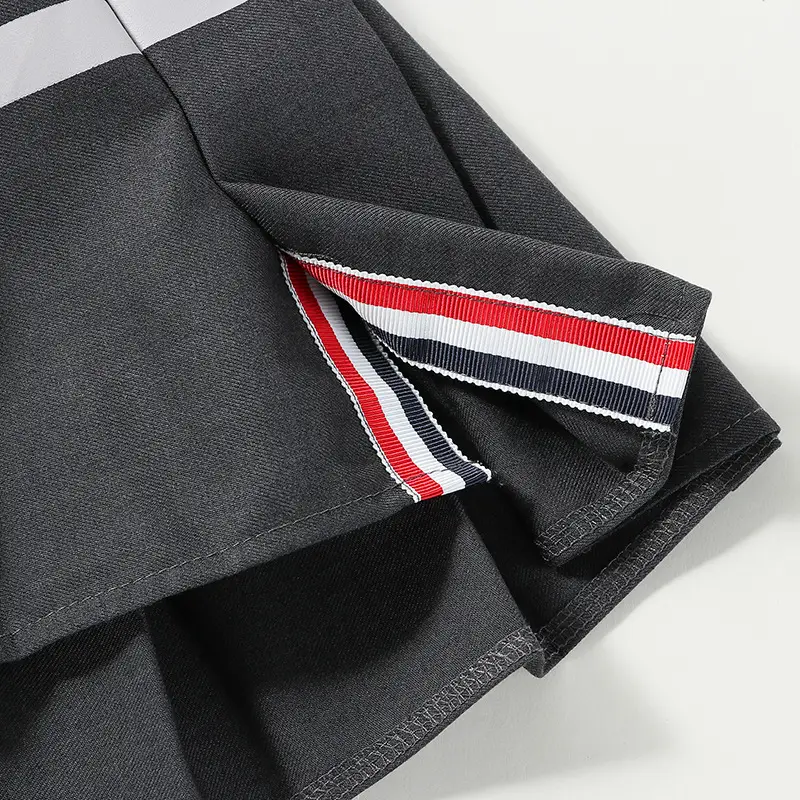 Girls Pleated High Waist Skirt Spring Autumn College Style — feature 11