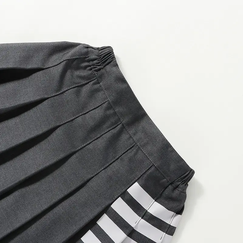 Girls Pleated High Waist Skirt Spring Autumn College Style — feature 7