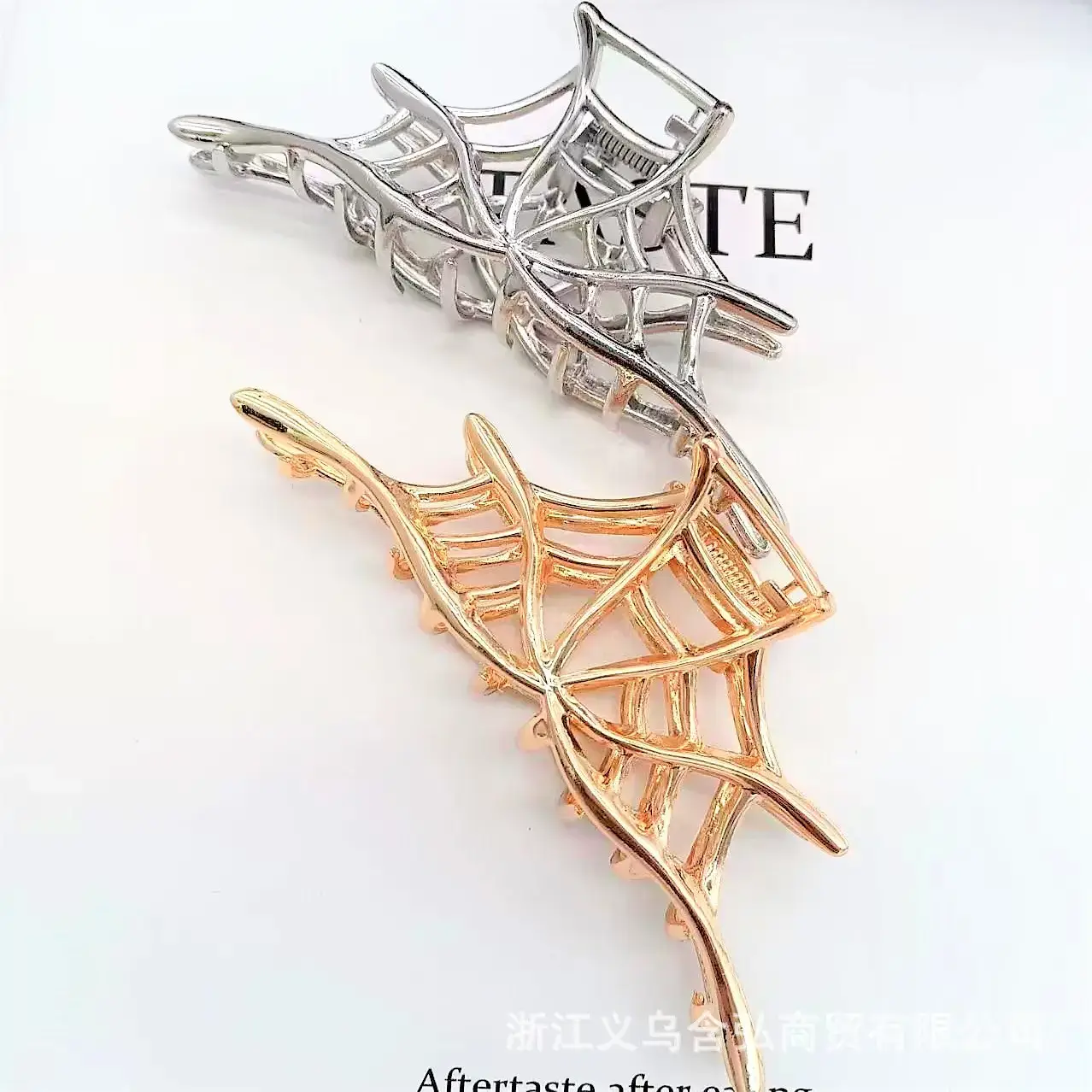 Gold Cobweb Hairpin Clip for Women - Image 15