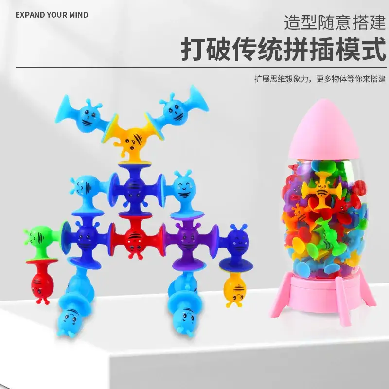 Fun Bee Sucker Puzzle Toy for Kids 38 Pieces - Image 18