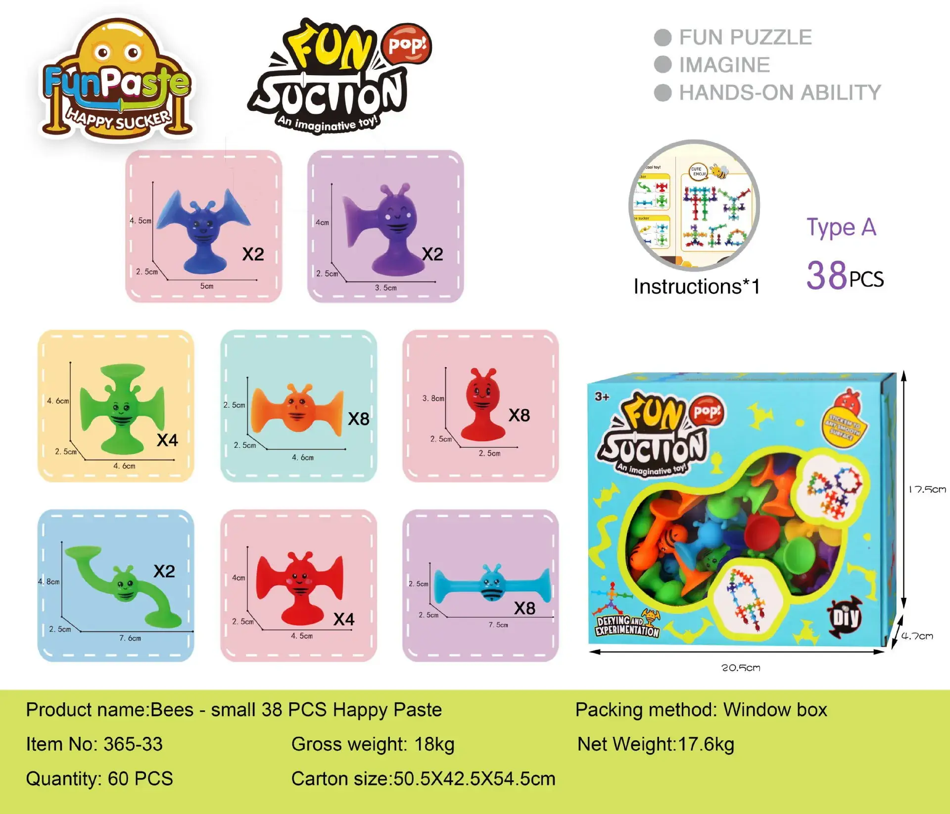 Bee series large 38-Grain color box