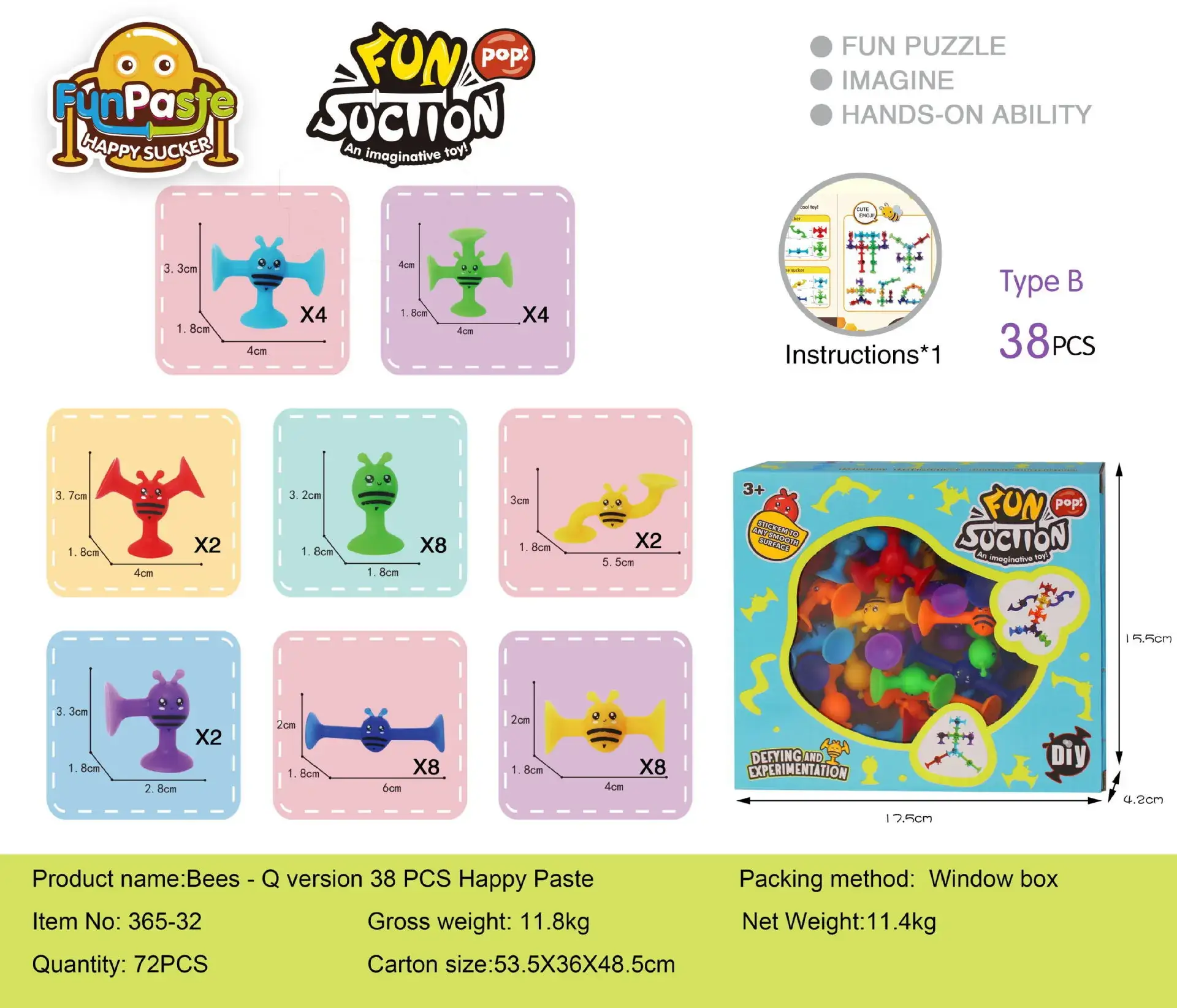 Bee series small 38 color box