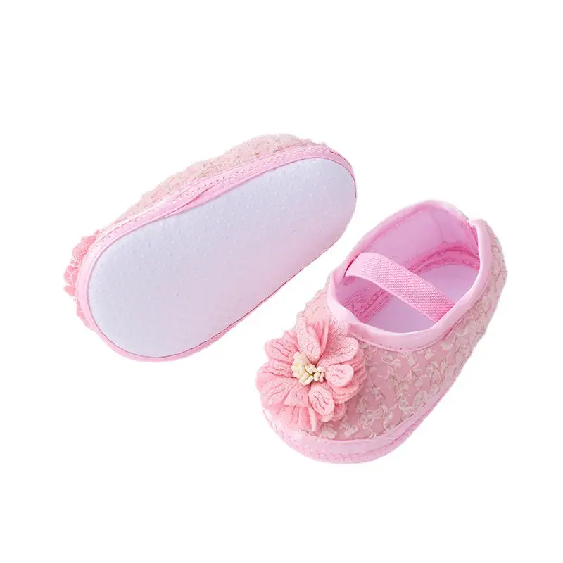 2023 New Baby Shoes 0-1 Yrs Soft Bottom Floral