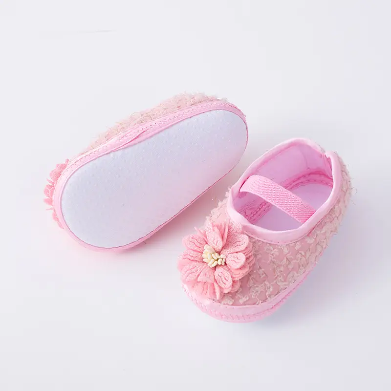 2023 New Baby Shoes 0-1 Yrs Soft Bottom Floral — feature 6