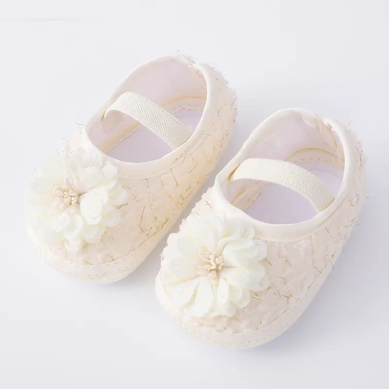 2023 New Baby Shoes 0-1 Yrs Soft Bottom Floral — feature 8