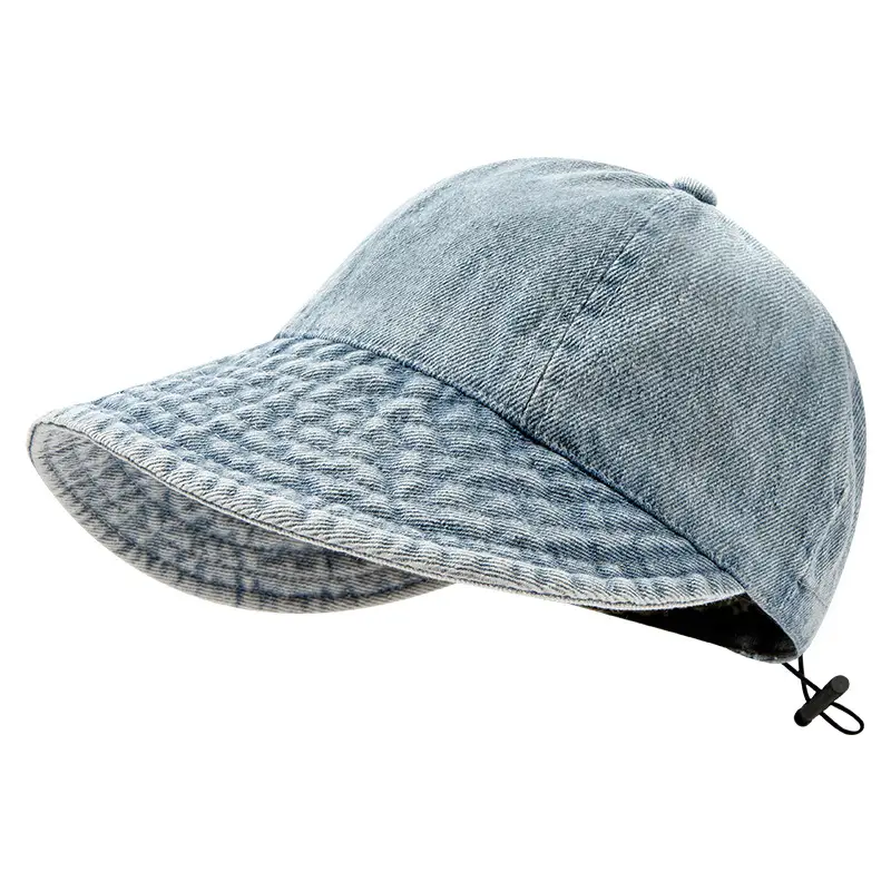 Japanese Style Women Sunscreen Hat Denim Duck 85g
